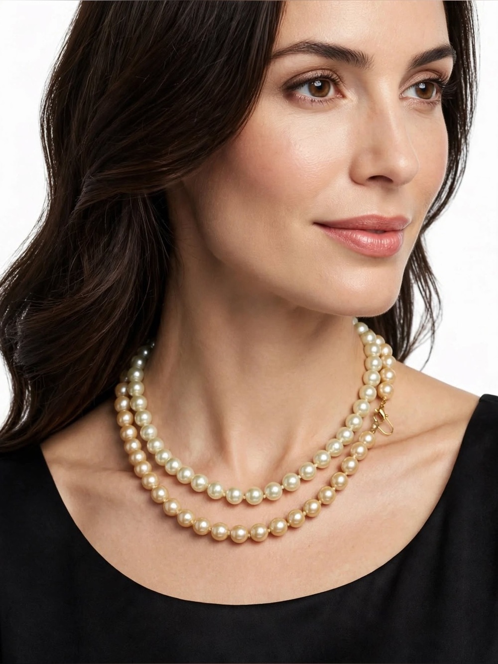 Vintage Necklace - Cream and White Strands